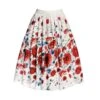 Poppy Floral Print Midi Skirt