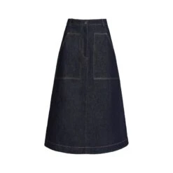 Twiga A-Line Skirt - Indigo