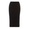 High Waisted Pencil Black Skirt