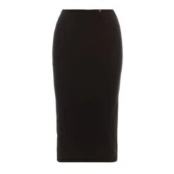 High Waisted Pencil Black Skirt