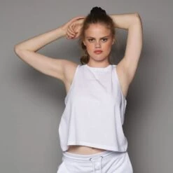 Organic Cotton Vest Top - White -Other || Traffic People Shop ahl10saltlhzxvnngx0y