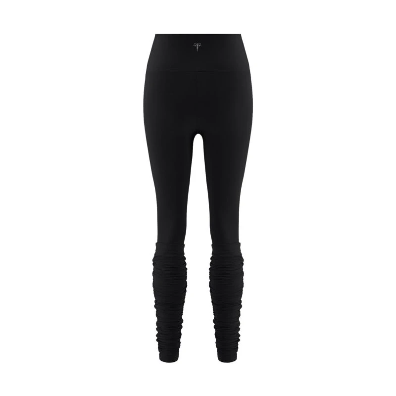 Angela Yoga Leggings With Gaiter Black Beauty 2 Angela Yoga Leggings With Gaiter Black Beauty - Image 2