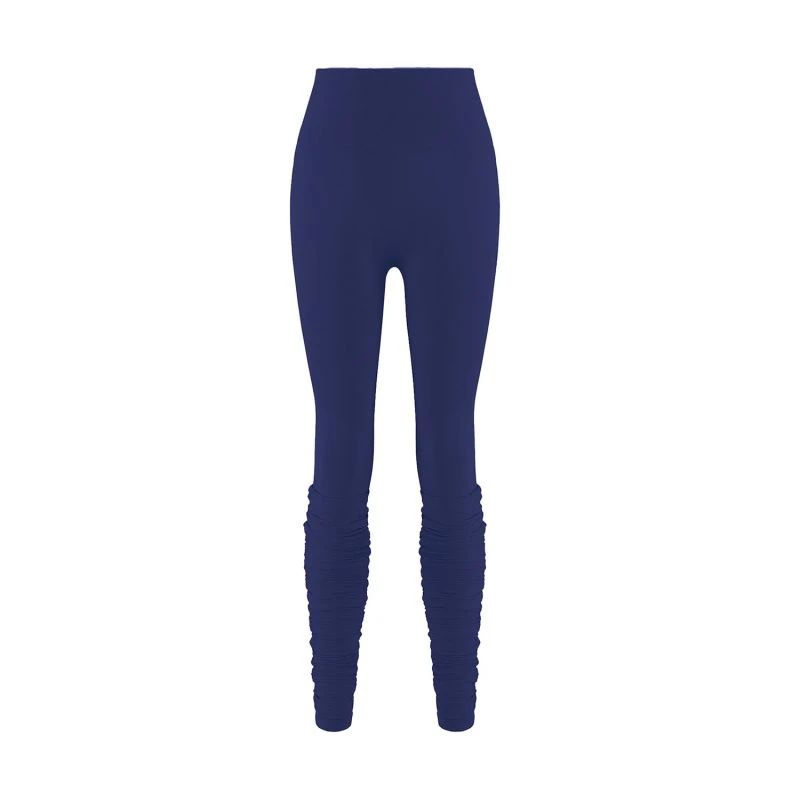 Angela Yoga Leggings With Gaiter Medival Blue 1 Angela Yoga Leggings With Gaiter Medival Blue