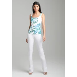 Caterina Stretch Knit Tank Top In Mock Coffee White -Other || Traffic People Shop ankmyfgofpzcbkbrzkww