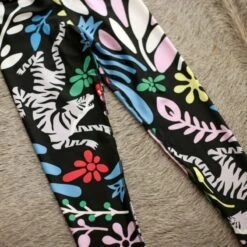 High Waist Yoga Leggings In Night Flowers -Other || Traffic People Shop aoulcn8xqtk0moflhava