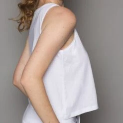 Organic Cotton Vest Top - White -Other || Traffic People Shop b6wnzcir56f9ae112qr6