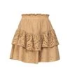 Beige Skirt With English Embroidery