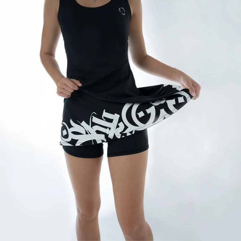 Bernessi Aswad Khatt Tennis Dress Black 3 Bernessi Aswad Khatt Tennis Dress Black - Image 3