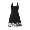 Bernessi Aswad Khatt Tennis Dress Black
