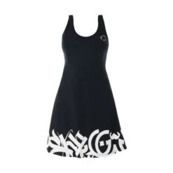 Bernessi Aswad Khatt Tennis Dress Black
