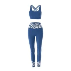 Bernessi Blue Bra-Leggings Set