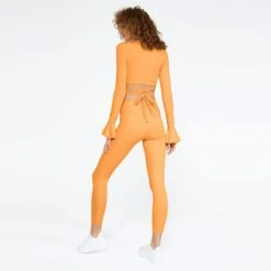 Bethany Signature High Rise Silky Soft Leggings Blazing Orange -Other || Traffic People Shop bethany signature high rise silky soft leggings blazing orange cc576d992cac352df54d856e354b3bf6