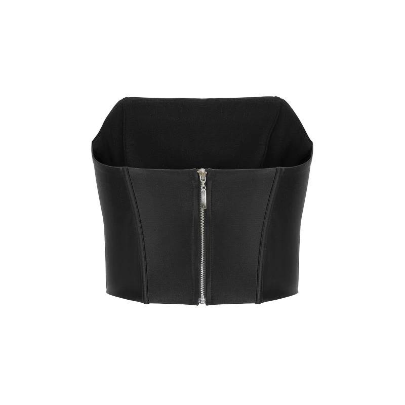 Black Strapless Crop Top 5 Black Strapless Crop Top - Image 5