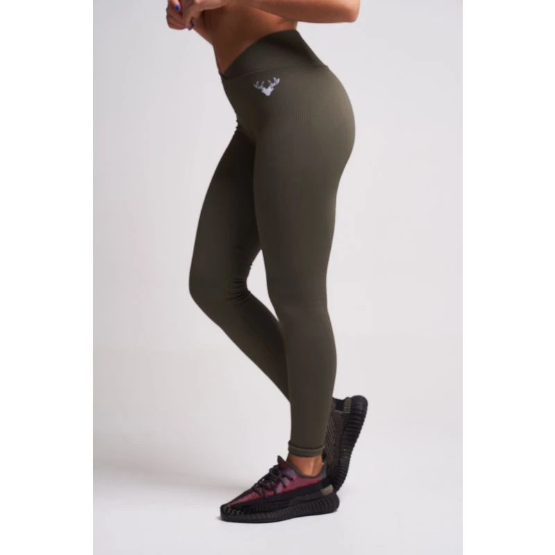 Evlan Recycled Rib Criss Cross Legging – Petrol 5 Evlan Recycled Rib Criss Cross Legging – Petrol - Image 5