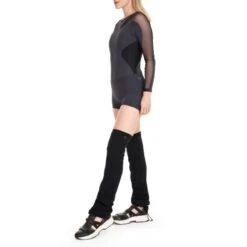 Body Cutouts Tulle Long Sleeve - Grey -Other || Traffic People Shop body cutouts tule long sleeve grigio piu scuro c7af1c68560bfd09172986362c0b08e5