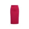 Bouclé Pencil Skirt Pink