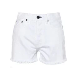 Muse Denim Shorts In White