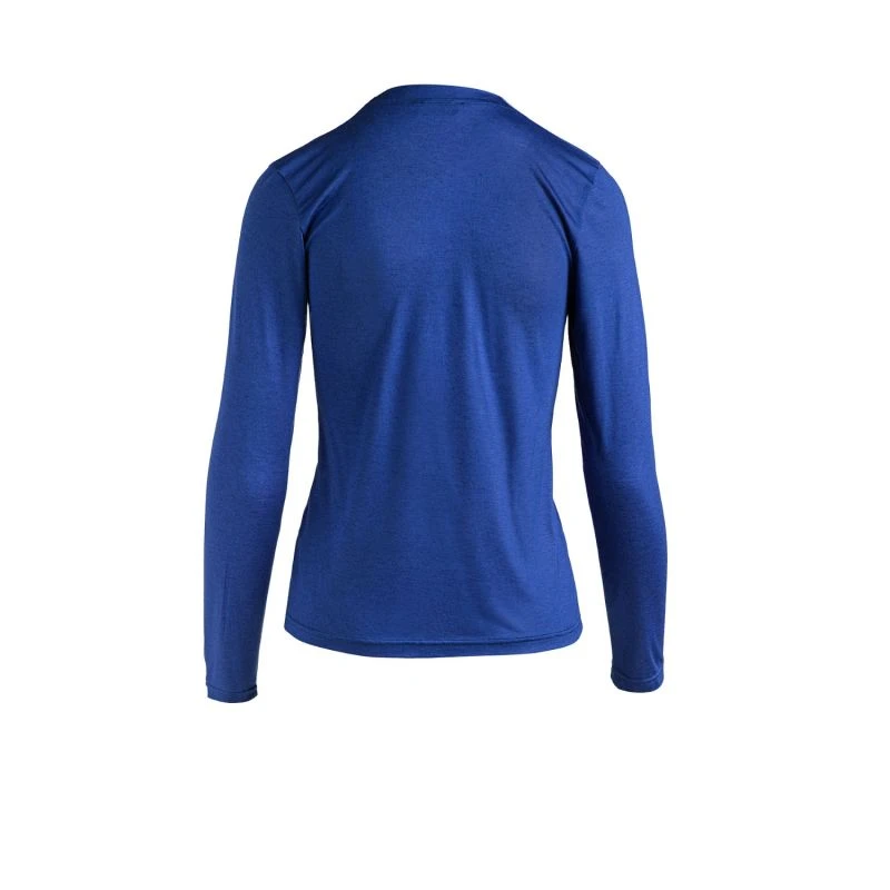 Cashmere Blend Long Sleeve Faux Wrap Top In Jersey Fabric 2 Cashmere Blend Long Sleeve Faux Wrap Top In Jersey Fabric - Image 2