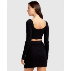 C'est Belle Knit Mini Skirt - Black -Other || Traffic People Shop c est belle knit mini skirt black e7de4957cfd4b238b5d7e4aac7745cb5