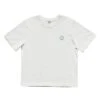 Earth Embroidered Organic Cotton T-Shirt White
