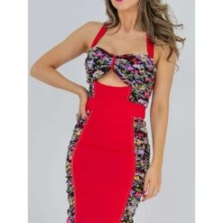 Centre Stage Red Bodycon Midi Skirt -Other || Traffic People Shop centre stage two piece set red 1390a420b68ce92579c4dfca8600189f