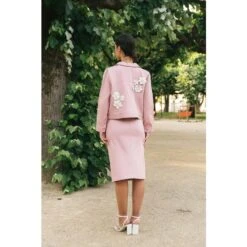 Cerejeira - High Waisted Pink Skirt W/ Pockets -Other || Traffic People Shop cerejeira casaco b1c4a57403f5f3a79c452368752aed8f