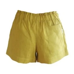 Chartreuse Linen Majorca Shorts