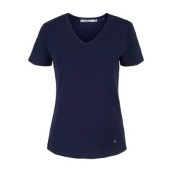Star V-Neck T-Shirt - Blue