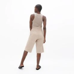 Florence Organic Cotton Twill Bermuda Shorts In Sand -Other || Traffic People Shop d96eqap9bvc9bo9waqud