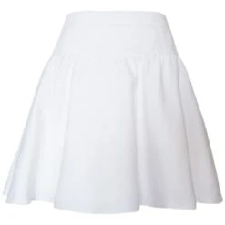 Danielle High-Waisted White Mini Skirt