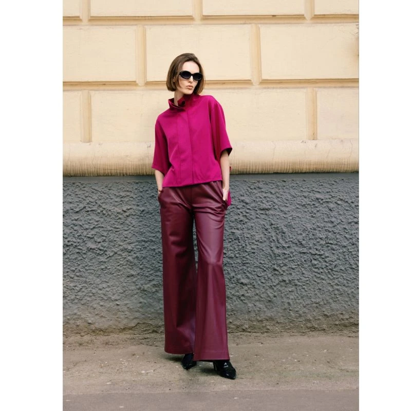 Designer Pink Cotton Shirt 6 Designer Pink Cotton Shirt - Image 6