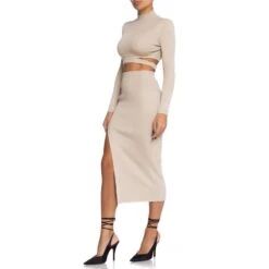 High-Slit Knit Midi Skirt 11 High-Slit Knit Midi Skirt -Other || Traffic People Shop dlgghk9rwtnhcpzv8zrh