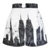 Dre Denim Shorts - Black And White