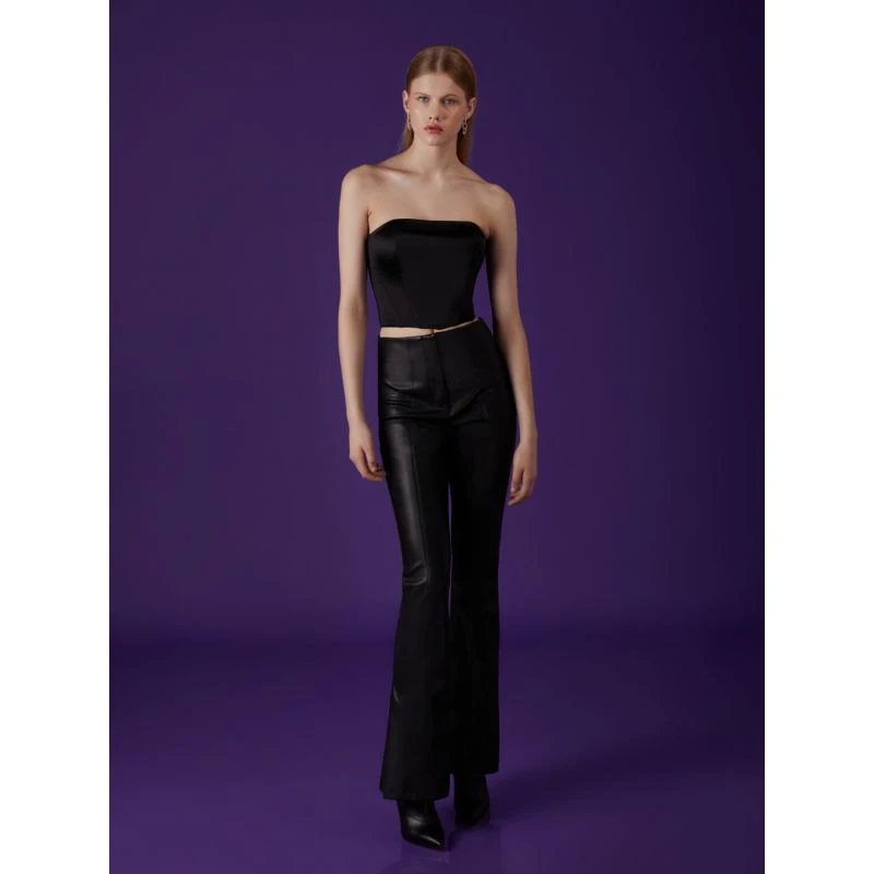 Black Strapless Crop Top 3 Black Strapless Crop Top - Image 3