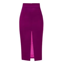 Edge Of Desire High-Waist Midi Skirt