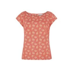 Edna Paprika Ditsy Floral Top