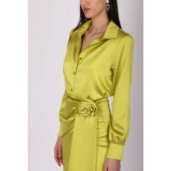 Maia Green Flower Skirt -Other || Traffic People Shop ella green satin shirt 979995f5ee82b309160419735d26a72a