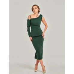 Emerald Dream One-Shoulder Asymmetric Top -Other || Traffic People Shop emerald dream asymmetric one shoulder top 2 6c36a691d3804c00040685bc8f6e84ee