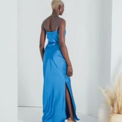 Essentials - Satin Maxi Skirt - Cobalt Blue -Other || Traffic People Shop essentials satin maxi skirt cobalt blue cbb27c2c73afc5a23d5dc138f8c33837