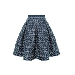 Anna Embroidered Flared Skirt
