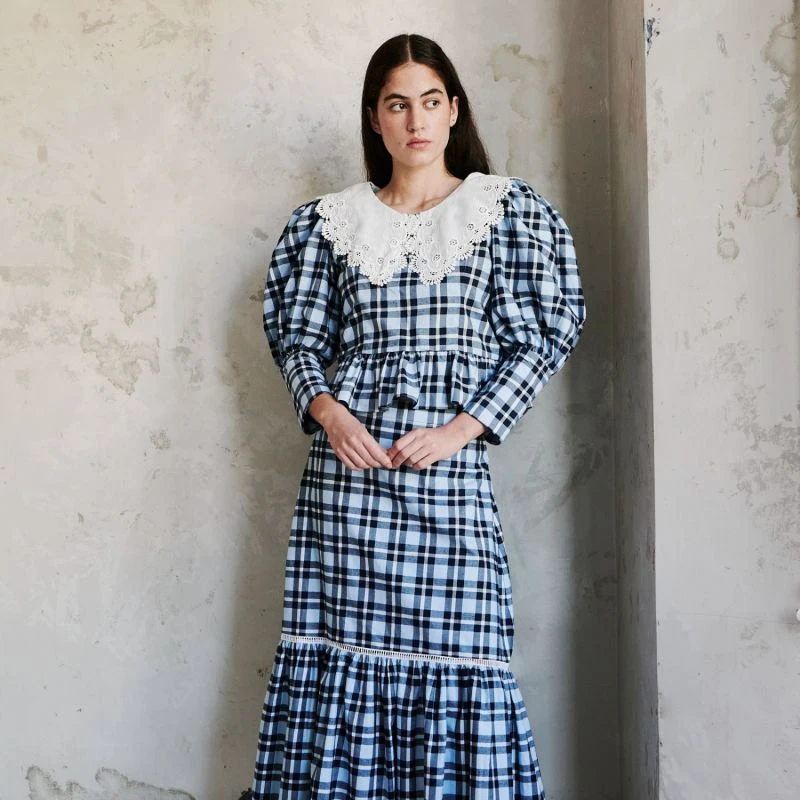 Bow Belle Lilly Top Periwinkle Blue 2 Bow Belle Lilly Top Periwinkle Blue - Image 2