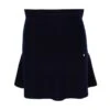 "Anita" Short Merino Wool Skirt - Blue