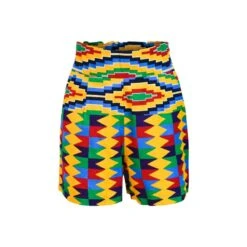 Firdawasi Shorts Yellow Kente