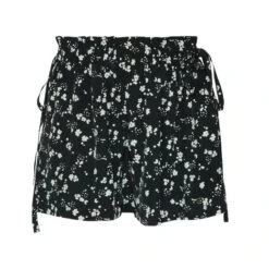 Floral Print Shorts With Drawstring Waist