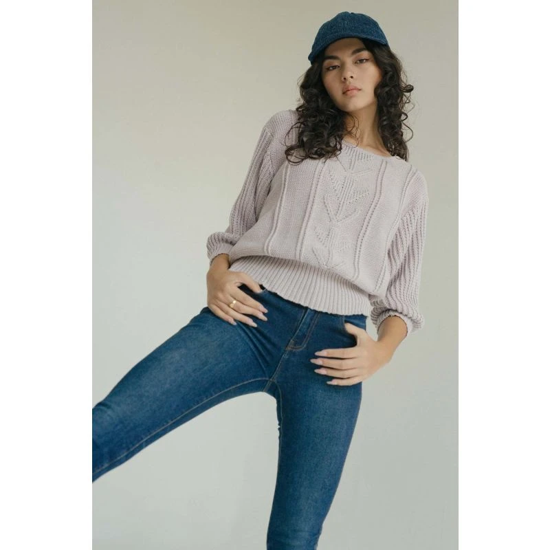 Jenifer Beale Knit Lilac 2 Jenifer Beale Knit Lilac - Image 2