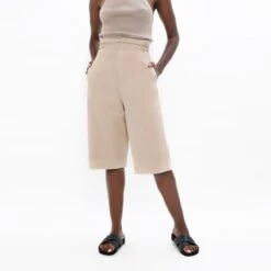 Florence Organic Cotton Twill Bermuda Shorts In Sand -Other || Traffic People Shop gcerrmpqhygcqahegvgw