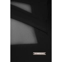 Geo One-Sleeve Crop Top With Mesh Panel Black Beauty 5 Geo One-Sleeve Crop Top With Mesh Panel Black Beauty -Other || Traffic People Shop geo one sleeve sheer sports bra bf6f092bc777cbac52e78635a2babc87