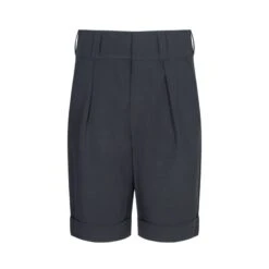 Grey Shorts With Turn Up