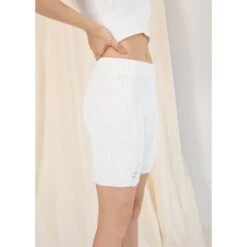 Ribbed Cycling Shorts White -Other || Traffic People Shop hebwwog27xkztwwnibci