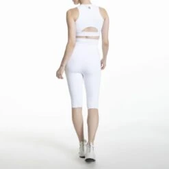 High Waisted Tech Bio Attivo Bermuda Shorts With Pockets Bianco -Other || Traffic People Shop high waisted tech bio attivo bermuda shorts with pockets bianco 28dc7956128e90e6e92eec636f5e182d